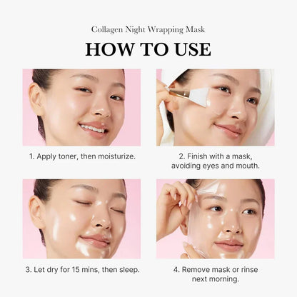 Collagen Overnight Wrapping Peel Off Mask ©