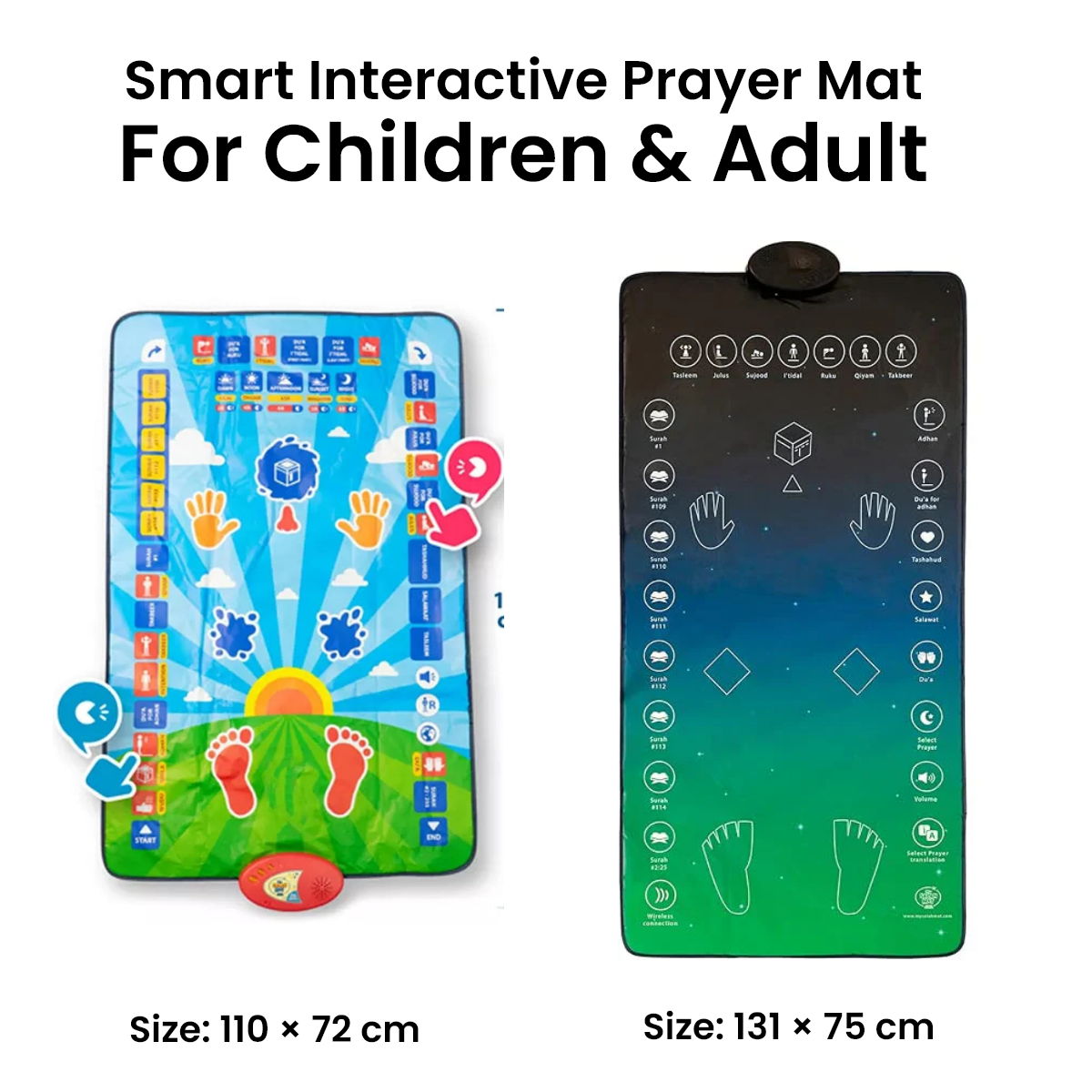 Islamic Smart Prayer Mat for Children & Adult