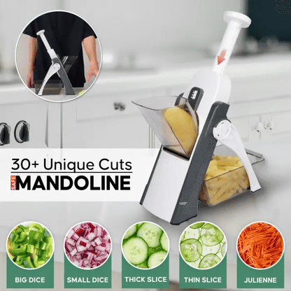 Adjustable Vegetable Cutter, 4-in-1 Mandoline