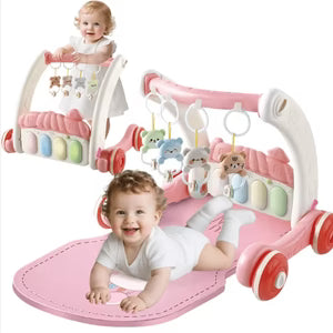 Kids Game 2-in-1 Baby Gym With Walker © Ⓢ