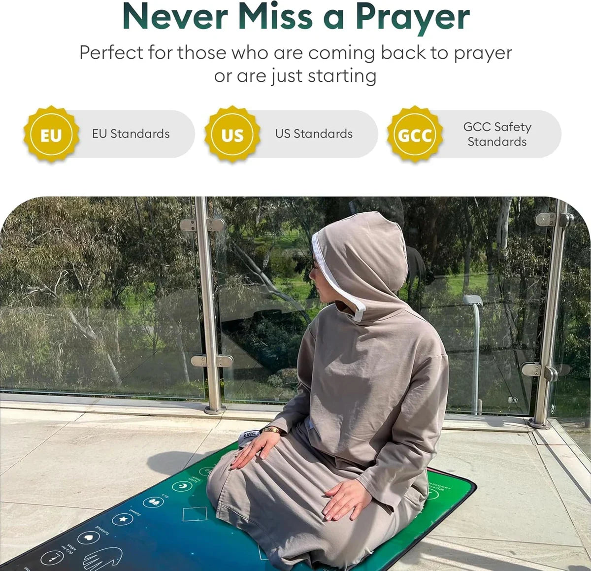 Islamic Smart Prayer Mat for Children & Adult